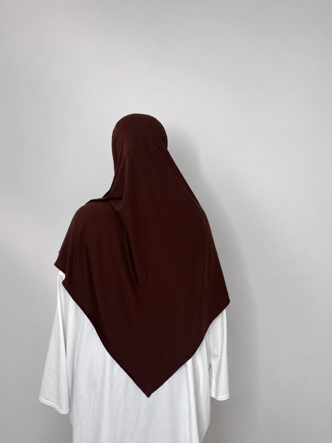 voile triangle jersey premium marron