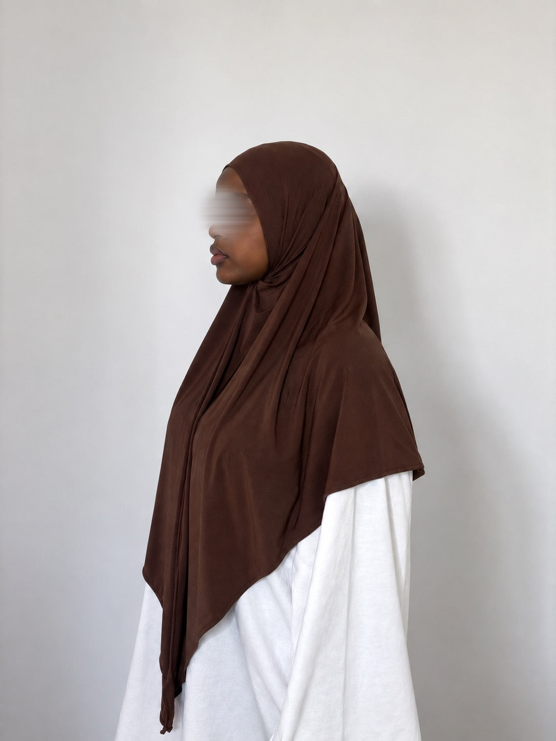 voile triangle jersey premium marron