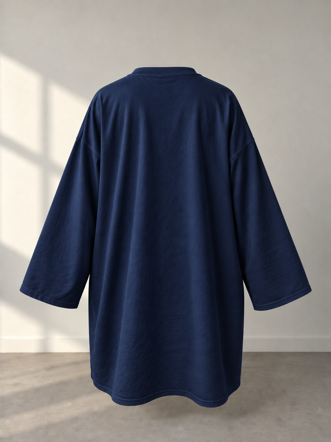 T-shirt oversize bleu foncé