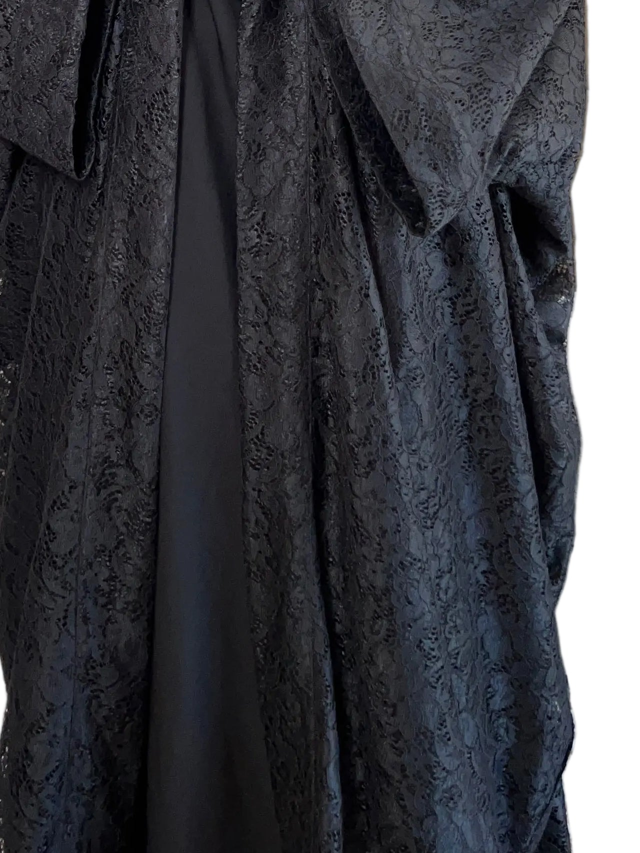 kimono dentelle réversible