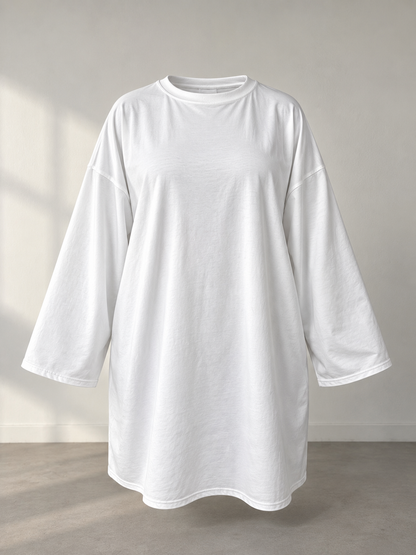 T-shirt oversize blanc