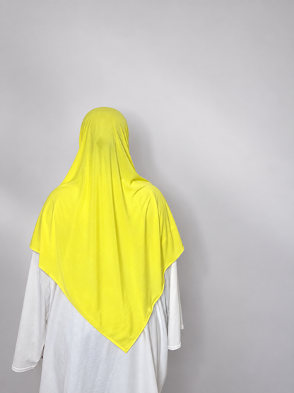 voile triangle jersey premium jaune