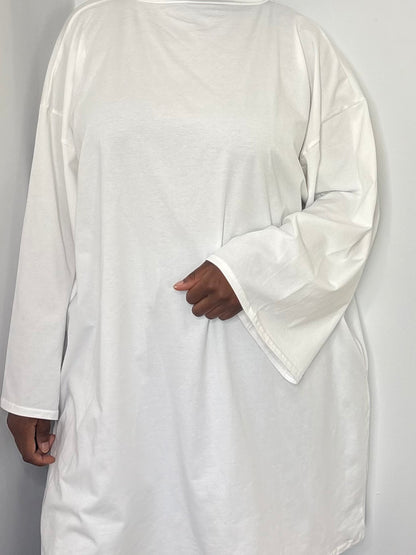 T-shirt oversize blanc