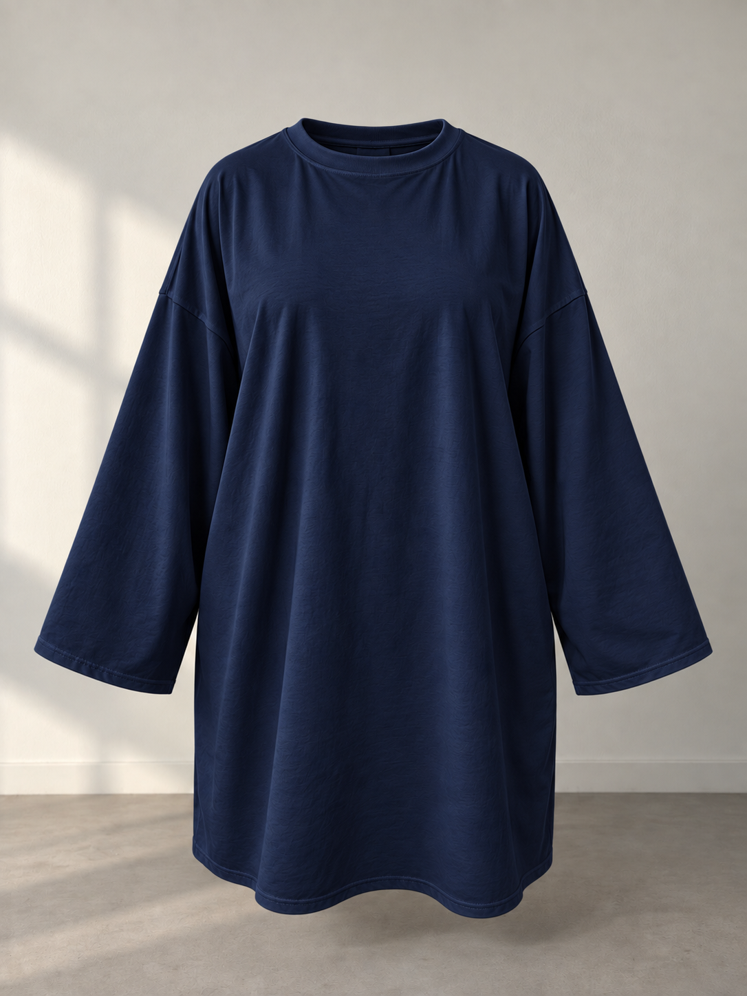 T-shirt oversize bleu foncé