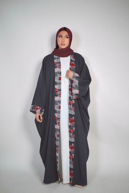 kimono imprimé réversible