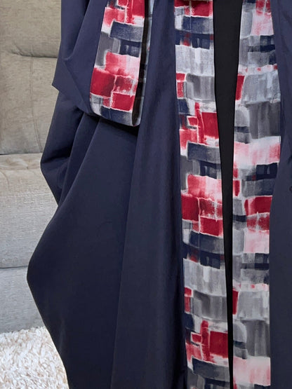 kimono imprimé réversible