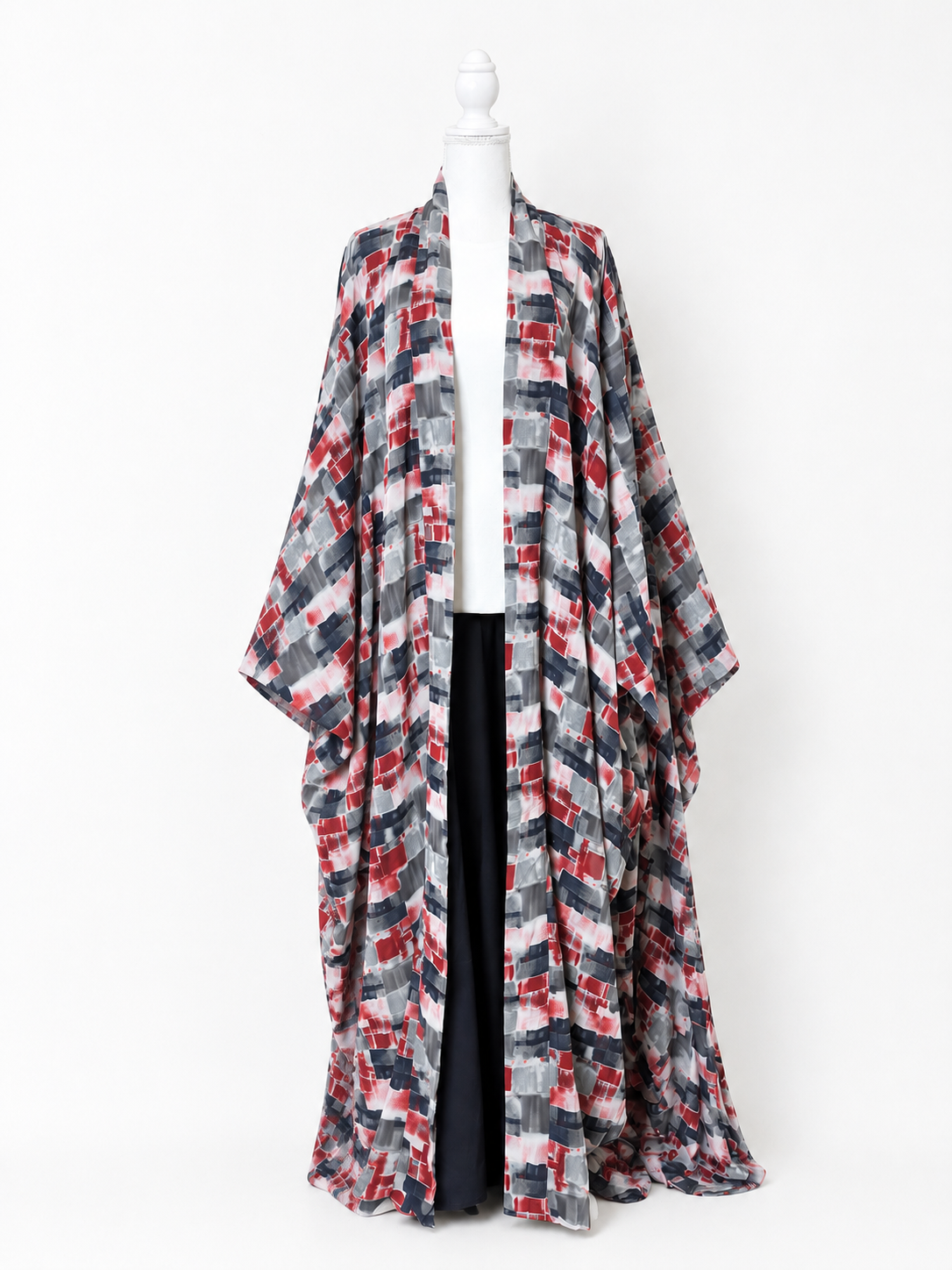 Kimono réversible imprimé pour femme voilée et musulmane