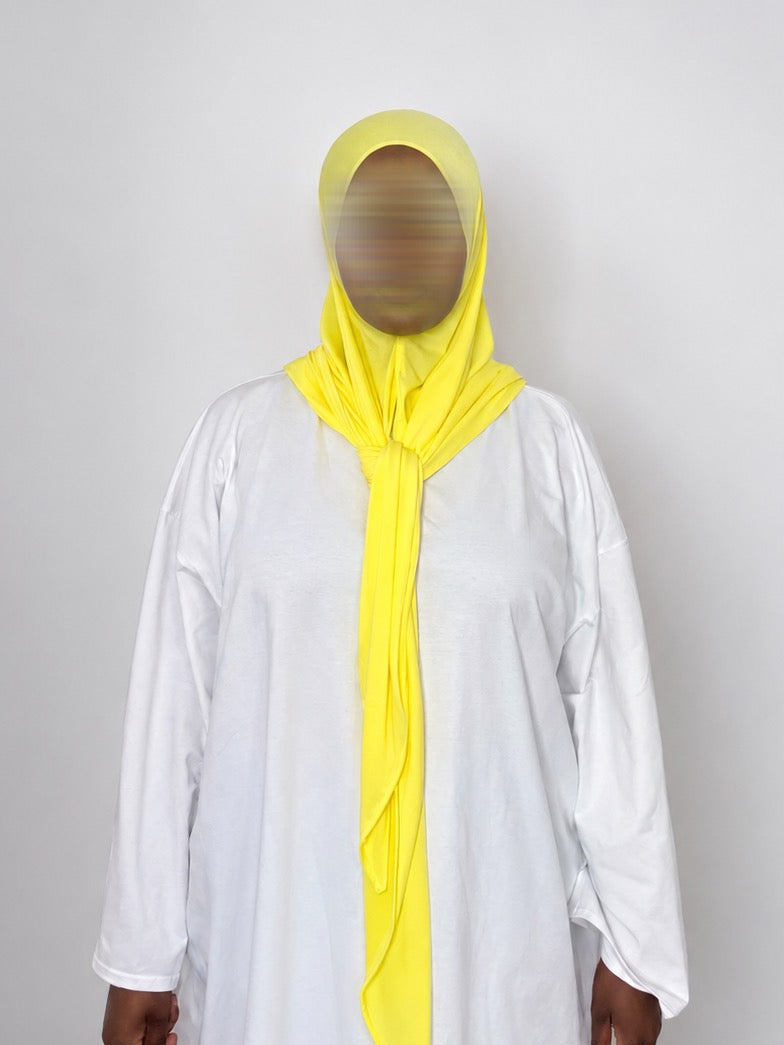 voile triangle jersey premium jaune